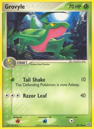 [PKM] Grovyle (28/106) (Stamped) [EX: Emerald]