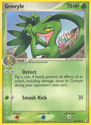 [PKM] Grovyle (32/100) (Stamped) [EX: Crystal Guardians]