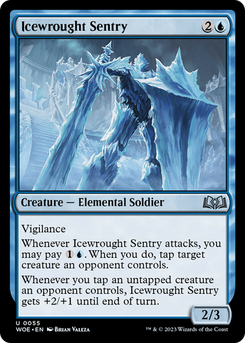 {@C} Icewrought Sentry [Wilds of Eldraine][WOE 055]