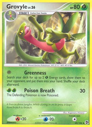 [PKM] Grovyle (40/106) [Diamond & Pearl: Great Encounters]