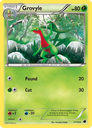 [PKM-C] Grovyle (7/116) [Black & White: Plasma Freeze]