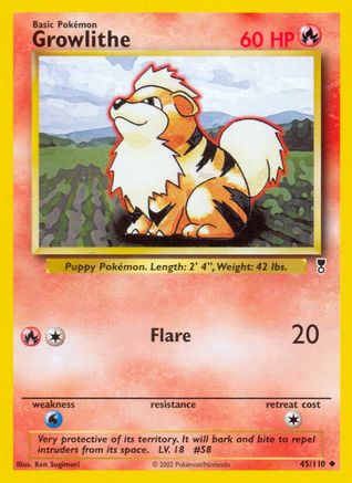 [PKM] Growlithe (45/110) [Legendary Collection]