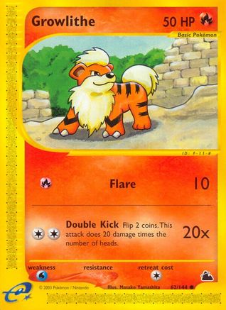 [PKM] Growlithe (62/144) [Skyridge]
