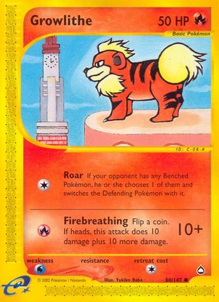 [PKM-C] Growlithe (80/147) [Aquapolis]