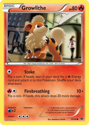 [PKM-C] Growlithe (10/99) [Black & White: Next Destinies]