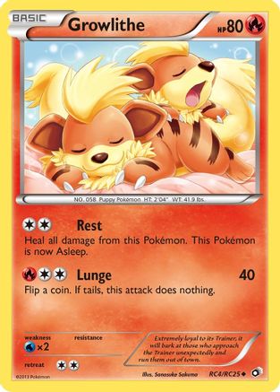 [PKM-C] Growlithe (RC4/RC25) [Black & White: Legendary Treasures]