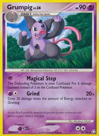 [PKM] Grumpig (56/146) [Diamond & Pearl: Legends Awakened]