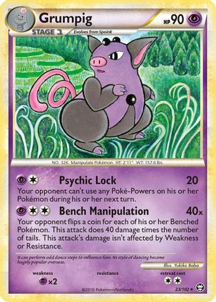 [PKM] Grumpig (23/102) [HeartGold & SoulSilver: Triumphant]