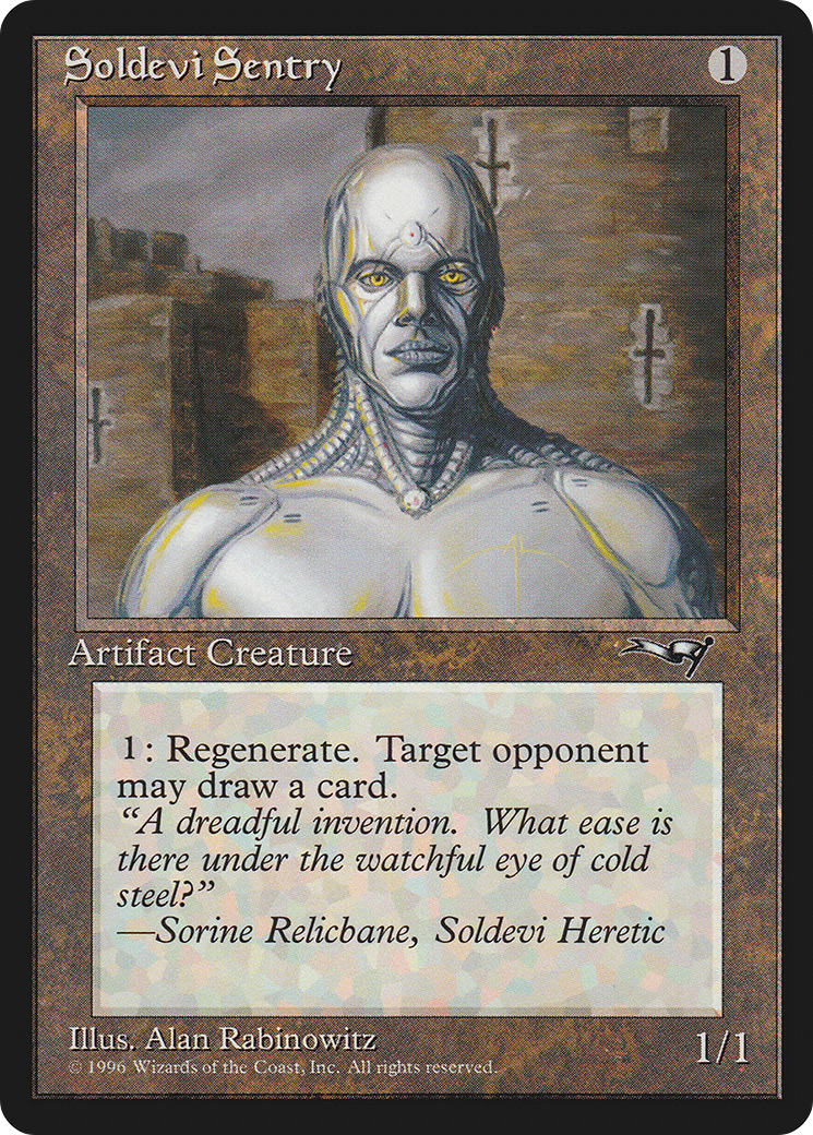 {C} Soldevi Sentry (Hands Raised) [Alliances][ALL 132A]