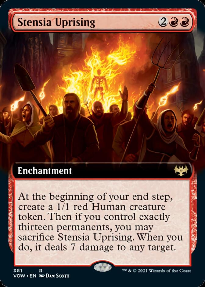 {R} Stensia Uprising (Extended Art) [Innistrad: Crimson Vow][VOW 381]