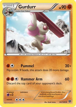 [PKM] Gurdurr (66/146) [XY: Base Set]