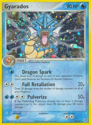 [PKM-R] Gyarados (8/107) (Stamped) [EX: Deoxys]