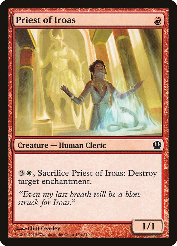 {C} Priest of Iroas [Theros][THS 134]