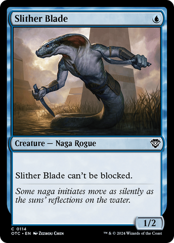 {C} Slither Blade [Outlaws of Thunder Junction Commander][OTC 114]