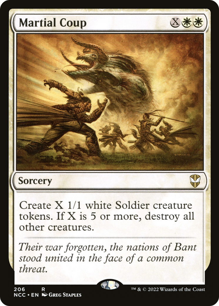 {R} Martial Coup [Streets of New Capenna Commander][NCC 206]