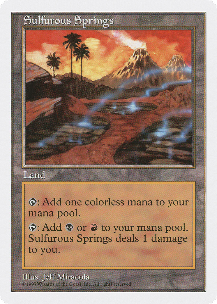 {R} Sulfurous Springs [Fifth Edition][5ED 424]