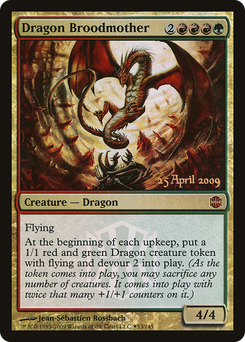 {R} Dragon Broodmother [Alara Reborn Promos][PR ARB 053]