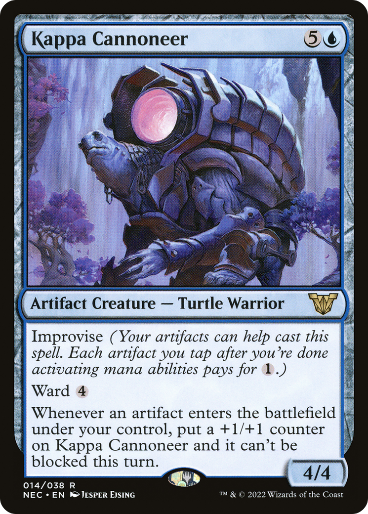 {R} Kappa Cannoneer [Kamigawa: Neon Dynasty Commander][NEC 014]