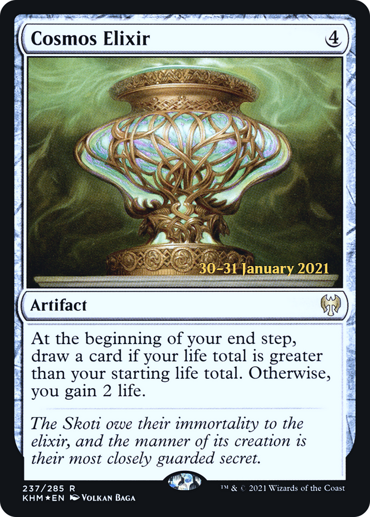 {R} Cosmos Elixir [Kaldheim Prerelease Promos][PR KHM 237]