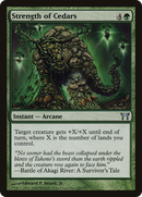 {C} Strength of Cedars [Champions of Kamigawa][CHK 245]