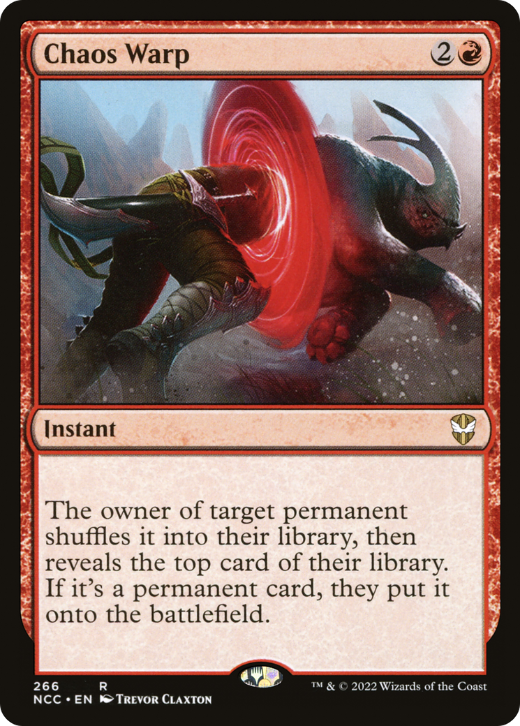 {R} Chaos Warp [Streets of New Capenna Commander][NCC 266]
