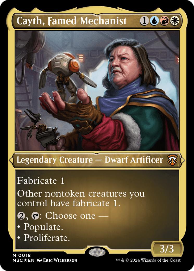 {R} Cayth, Famed Mechanist (Foil Etched) [Modern Horizons 3 Commander][M3C 018]