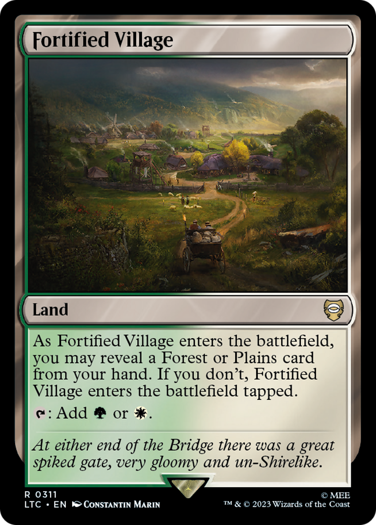 {R} Fortified Village [The Lord of the Rings: Tales of Middle-Earth Commander][LTC 311]