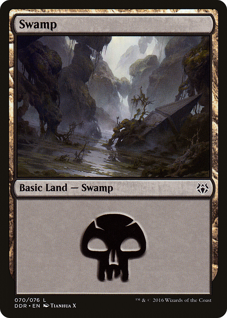 {B}[DDR 070] Swamp (70) [Duel Decks: Nissa vs. Ob Nixilis]