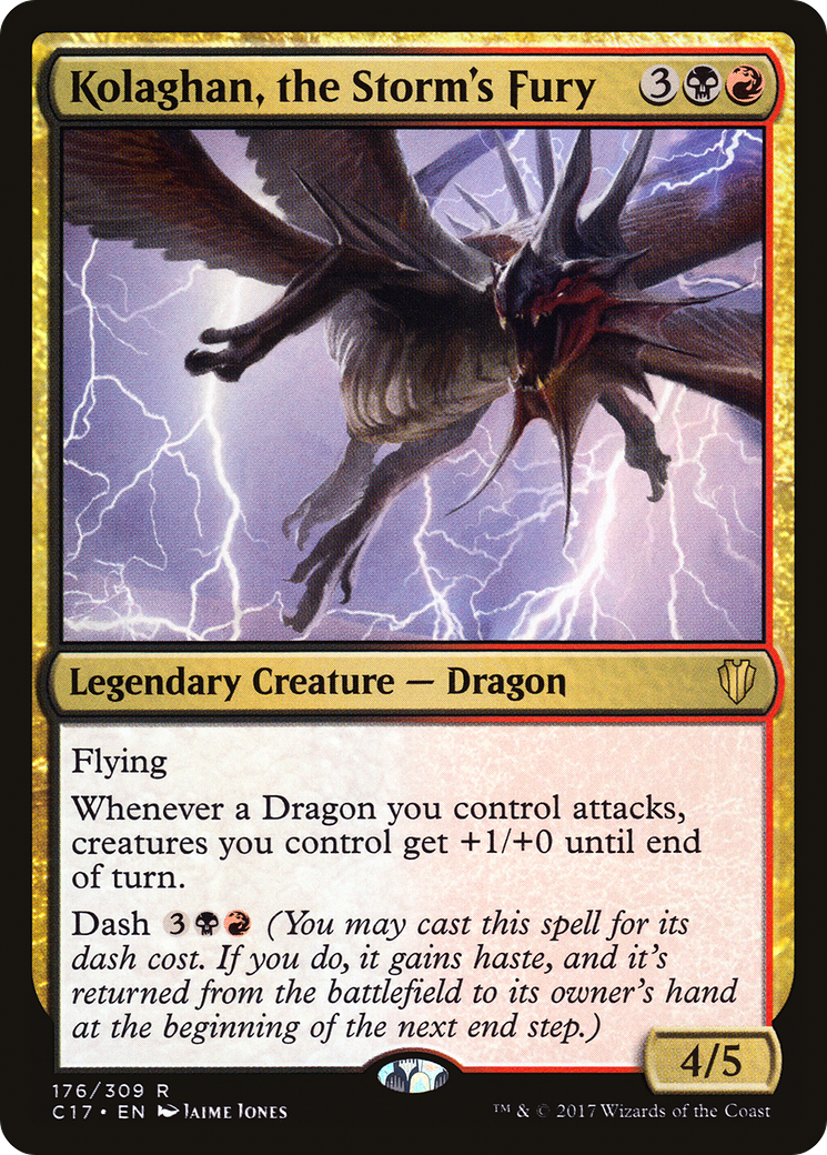{R} Kolaghan, the Storm's Fury [Commander 2017][C17 176]