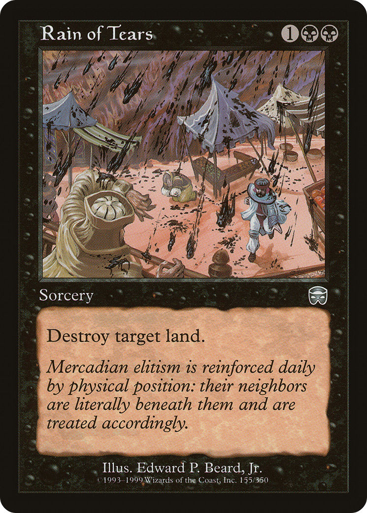 {C} Rain of Tears [Mercadian Masques][MMQ 155]