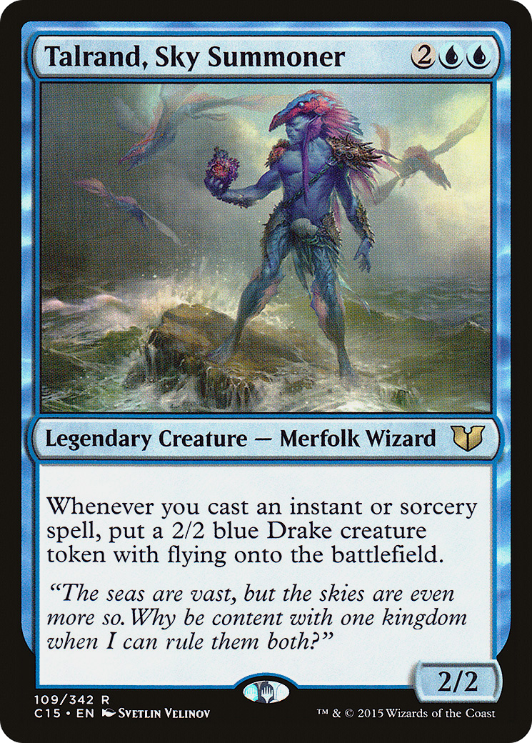 {R} Talrand, Sky Summoner [Commander 2015][C15 109] - Misty Mountain Games
