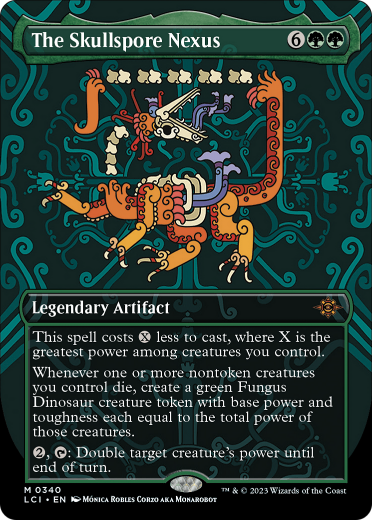 {@R} The Skullspore Nexus (Borderless) [The Lost Caverns of Ixalan][LCI 340]