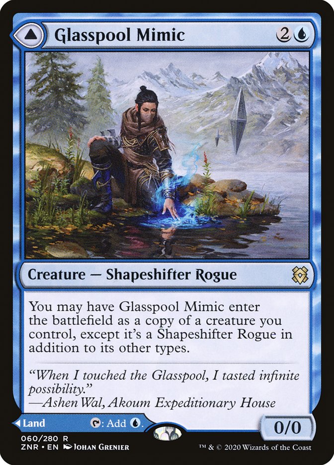 {R} Glasspool Mimic // Glasspool Shore [Zendikar Rising][ZNR 060]