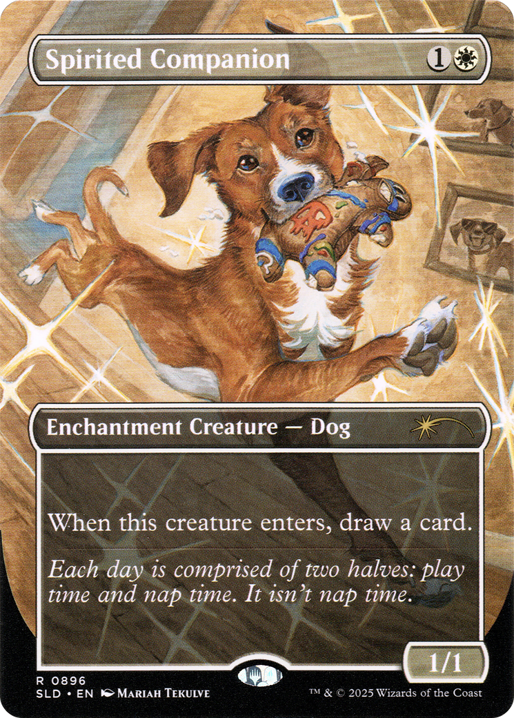 Spirited Companion [SLD-896]  (Borderless) Foil
