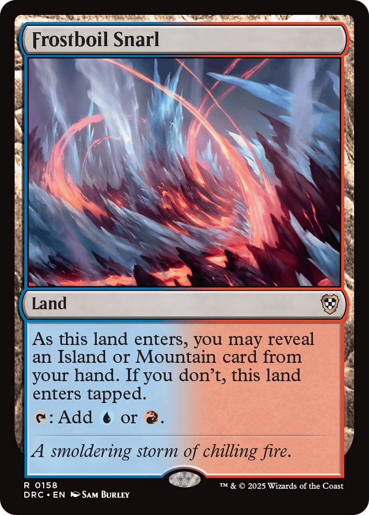 {R} Frostboil Snarl [Aetherdrift Commander][DRC 158]