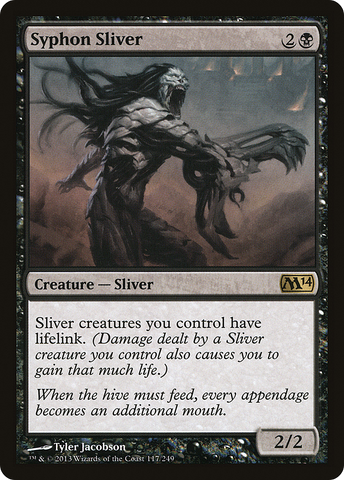 {R} Syphon Sliver [Magic 2014][M14 117]