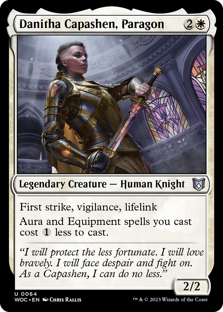 {C} Danitha Capashen, Paragon [Wilds of Eldraine Commander][WOC 064]