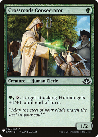 {C} Crossroads Consecrator [Mystery Booster][LS EMN 154]