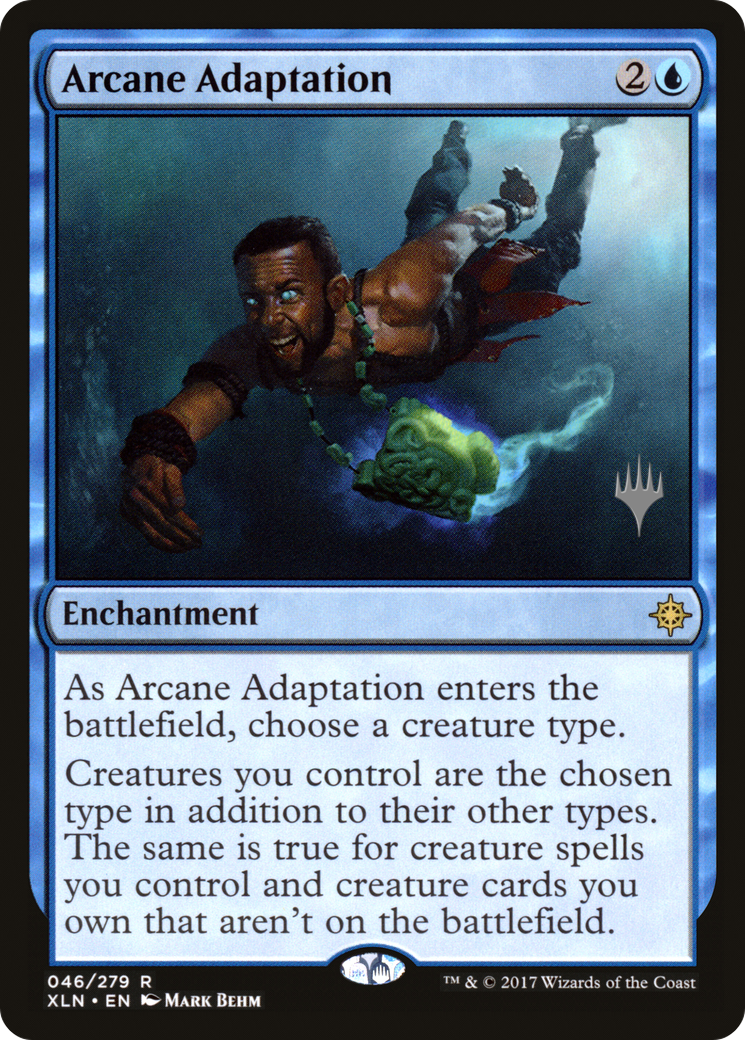 {R} Arcane Adaptation (Promo Pack) [Ixalan Promos][PP XLN 046]
