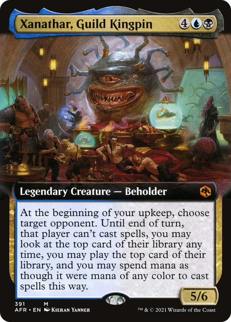 {R} Xanathar, Guild Kingpin (Extended Art) [Dungeons & Dragons: Adventures in the Forgotten Realms][AFR 391]