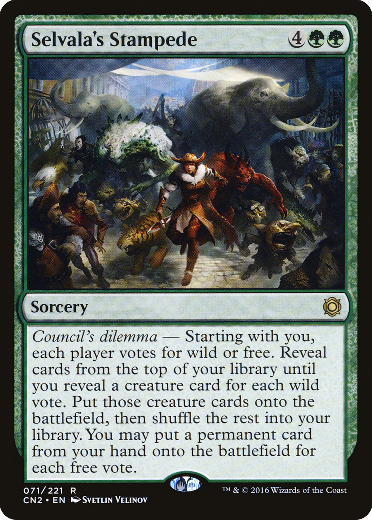 {R} Selvala's Stampede [Conspiracy: Take the Crown][CN2 071]