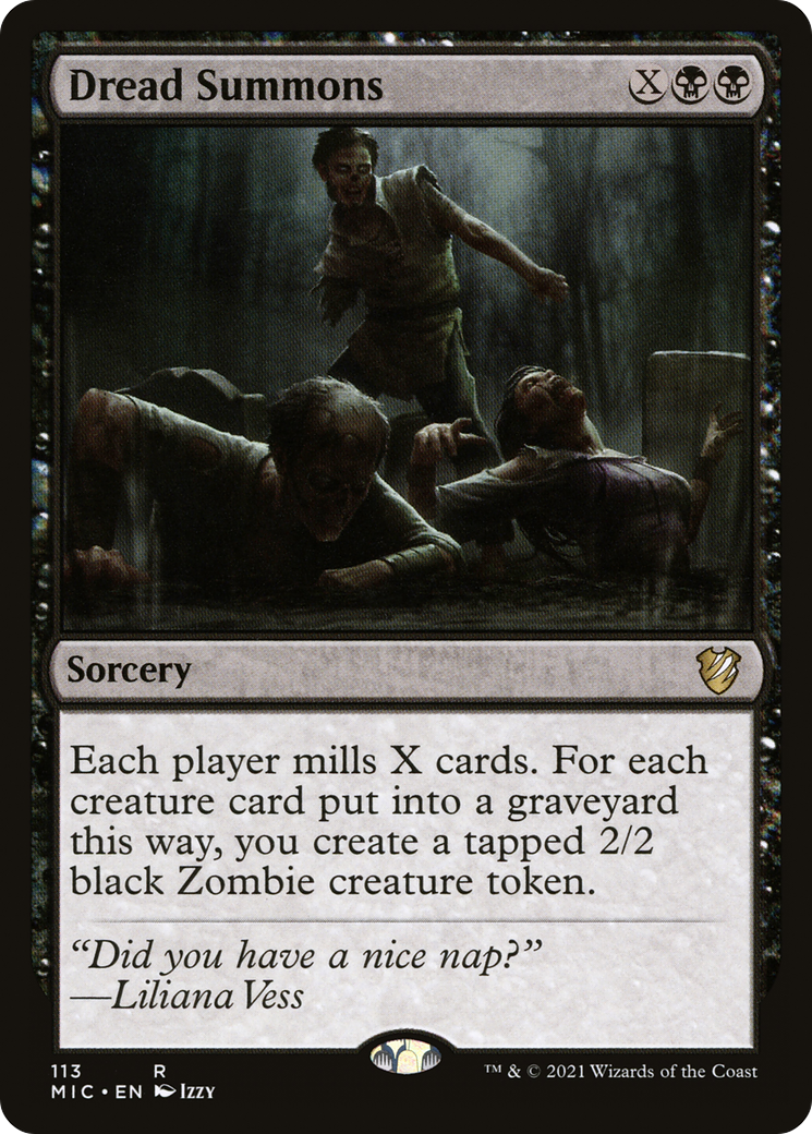 {R} Dread Summons [Innistrad: Midnight Hunt Commander][MIC 113]