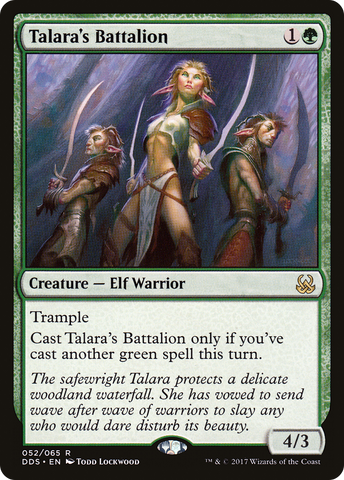 {R} Talara's Battalion [Duel Decks: Mind vs. Might][DDS 052]