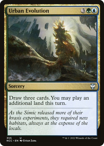 {C} Urban Evolution [Streets of New Capenna Commander][NCC 355]