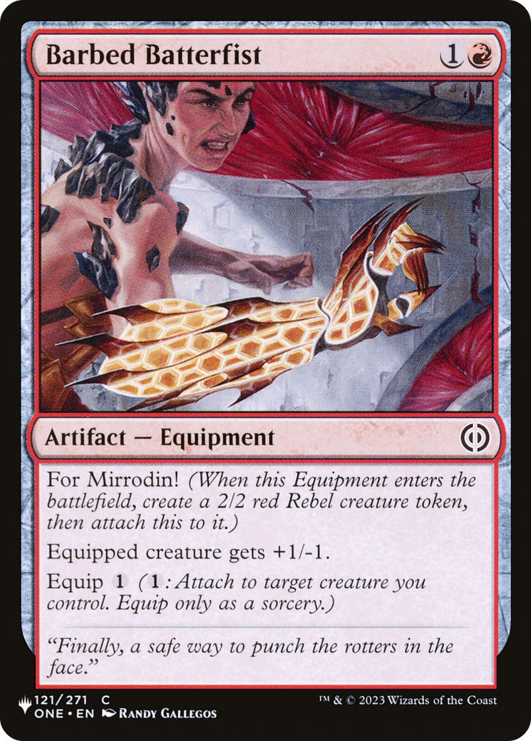 Barbed Batterfist [LIST 121/271]