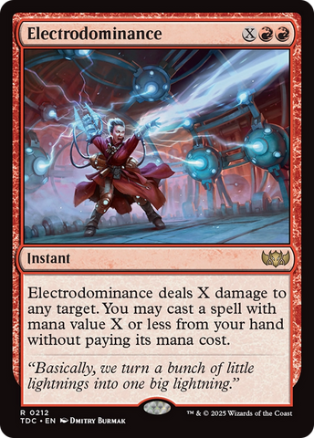 {R} Electrodominance [Tarkir: Dragonstorm Commander][TDC 212]