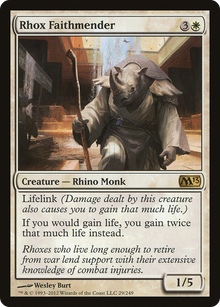 {R} Rhox Faithmender [Magic 2013][M13 029] - Misty Mountain Games