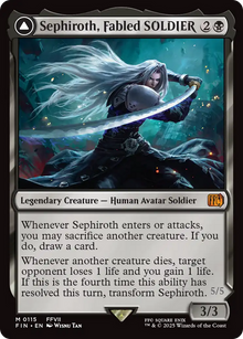 {@R} Sephiroth, Fabled SOLDIER // Sephiroth, One-Winged Angel [FINAL FANTASY][FIN 115]