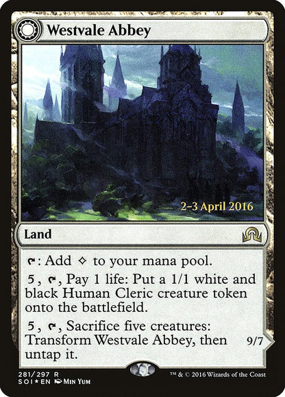 {R} Westvale Abbey // Ormendahl, Profane Prince [Shadows over Innistrad Prerelease Promos][PR SOI 281]