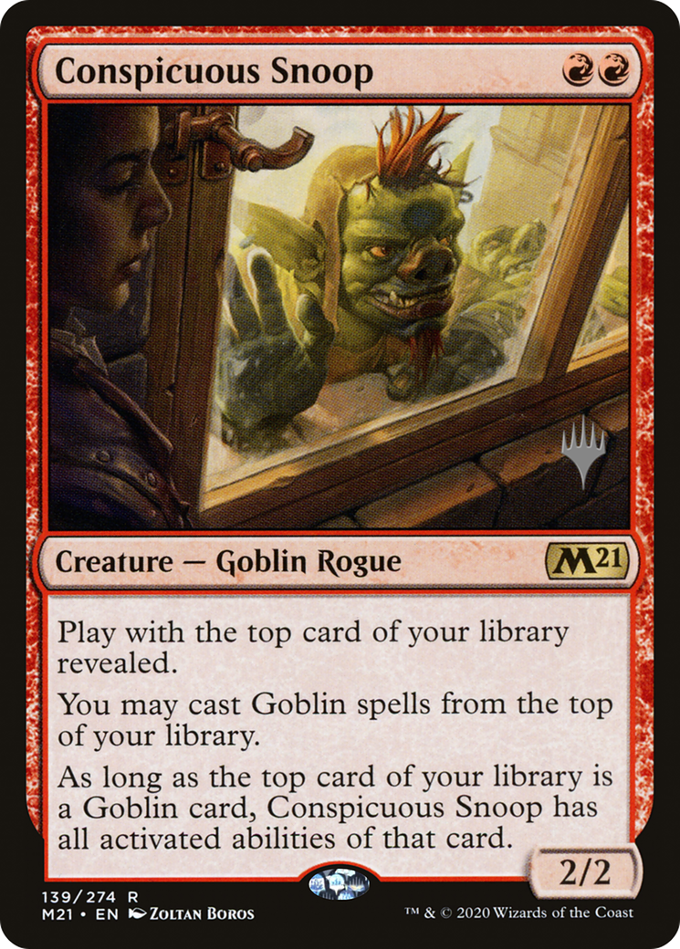 {R} Conspicuous Snoop (Promo Pack) [Core Set 2021 Promos][PP M21 139]